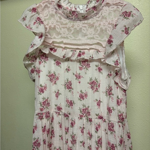 Mia Joy Floral Ruffle Maxi Dress - Picture 2 of 5